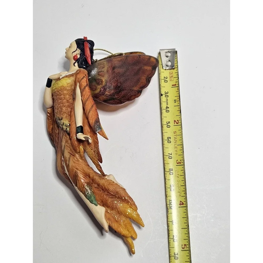 Ashton Drake On Wings of Light Pheasants Flight Fairy Ornament Vintage Butterfly